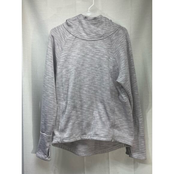 Athleta Women’s Hooded‎ Sweatshirt Gray Size Medium - Picture 2 of 6